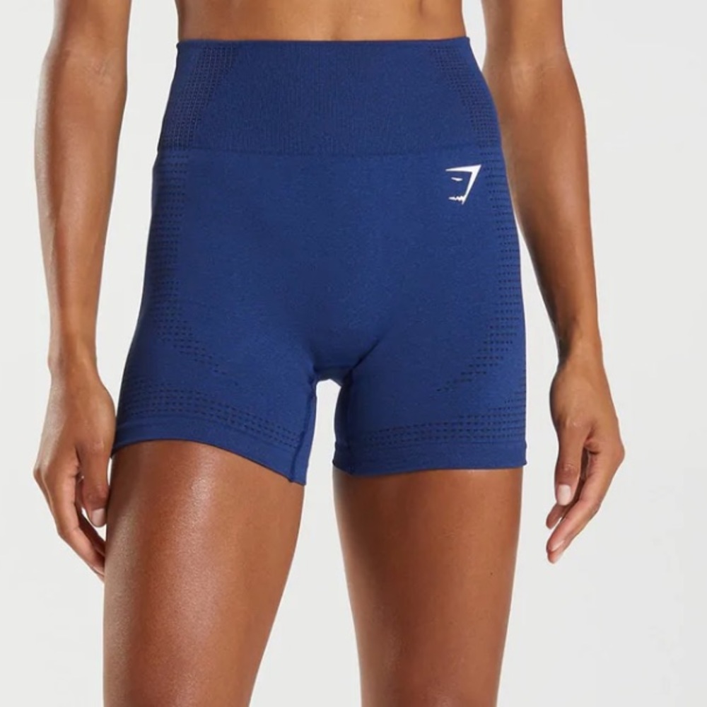 Gym shark vital seamless 2.0 shorts navy size medium